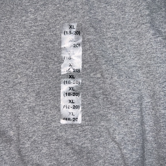 Boys XL Large Pony Long Sleeve Grey - Picture 5 of 6